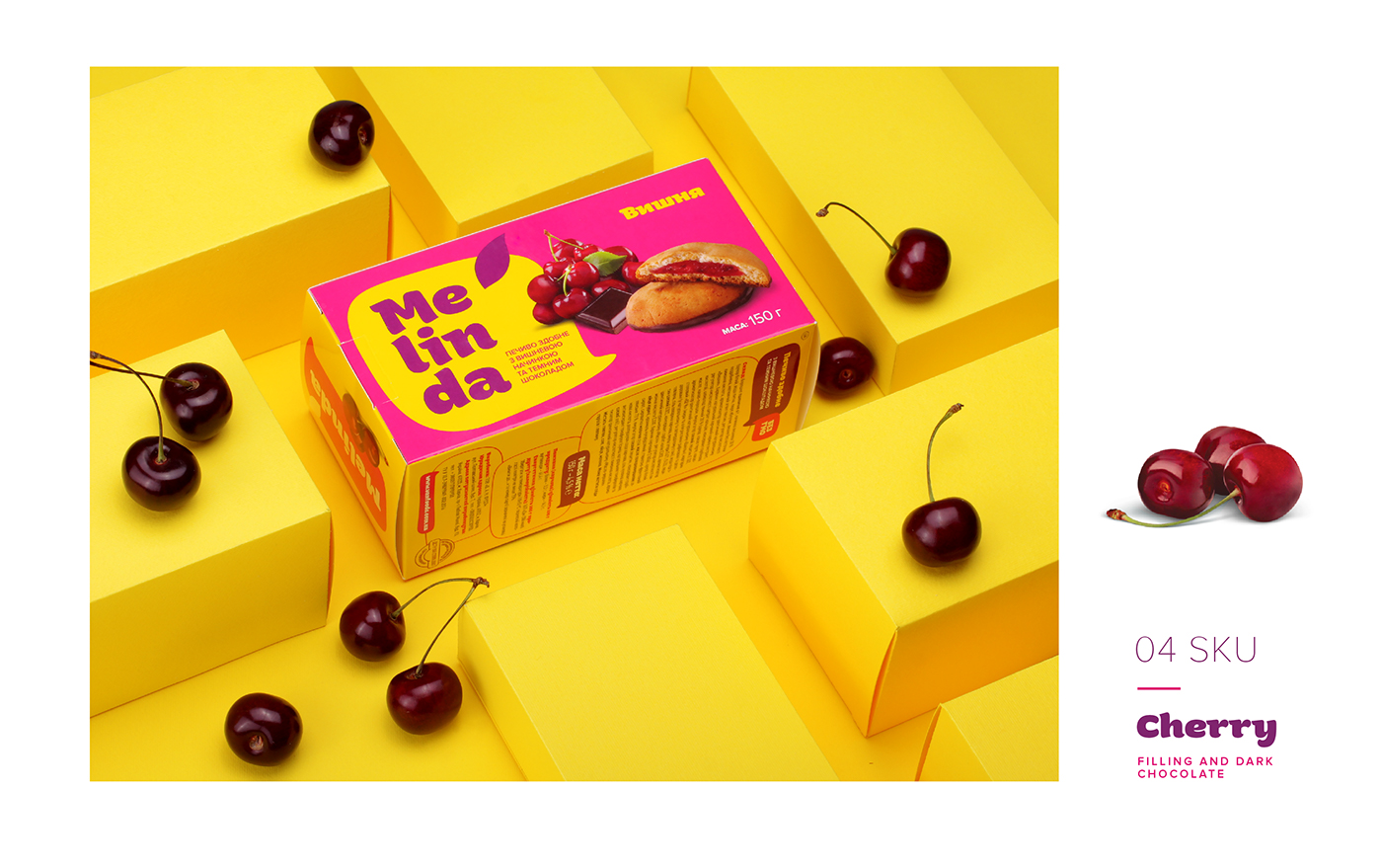Packaging cookies biscuits fruits bright colorful tasty Sunny Food  FMCG