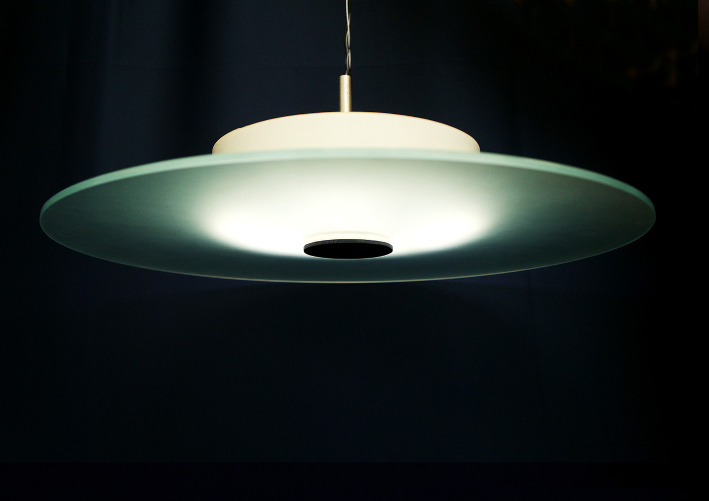 cantador miguel silva design light sound led RGB speaker ceiling Lamp Domus Academy play curiosity