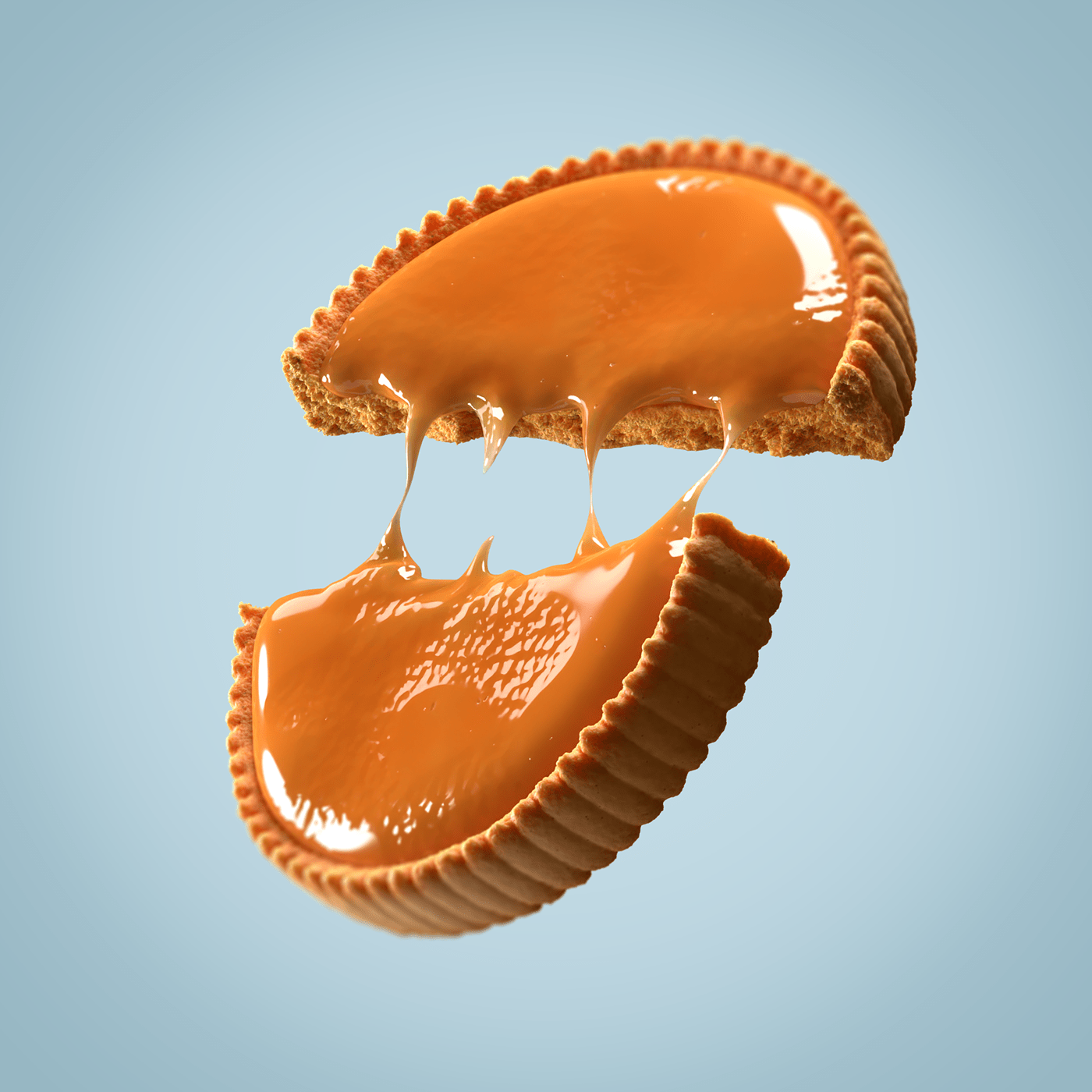 3D CGI biscuit cookie blender Food  snack Sweets andrija lazic