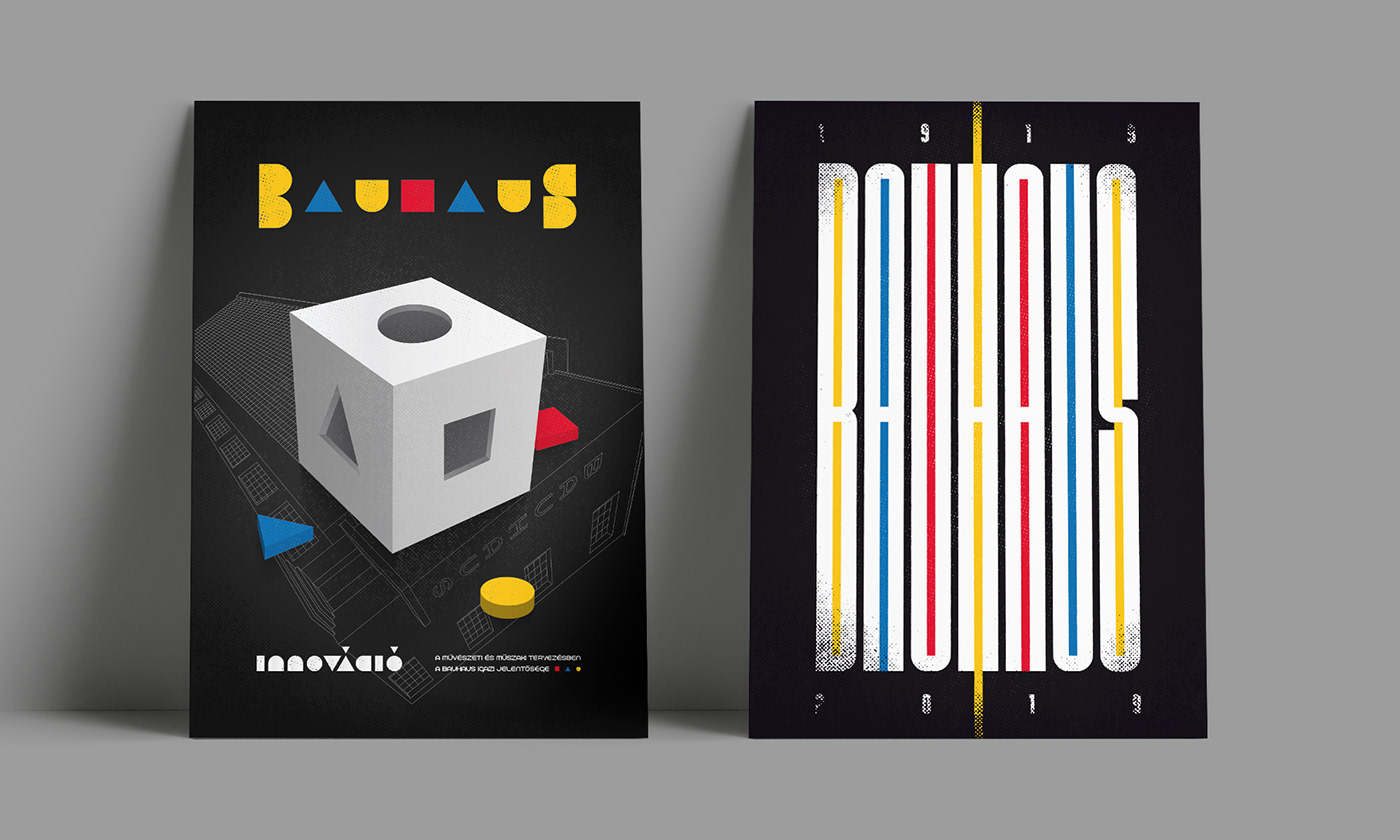bauhaus Bauhaus100 poster graphic design biennial Exhibition  1919-2019