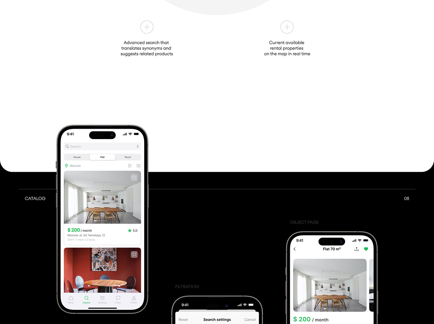co-living housing Mobile app Rent