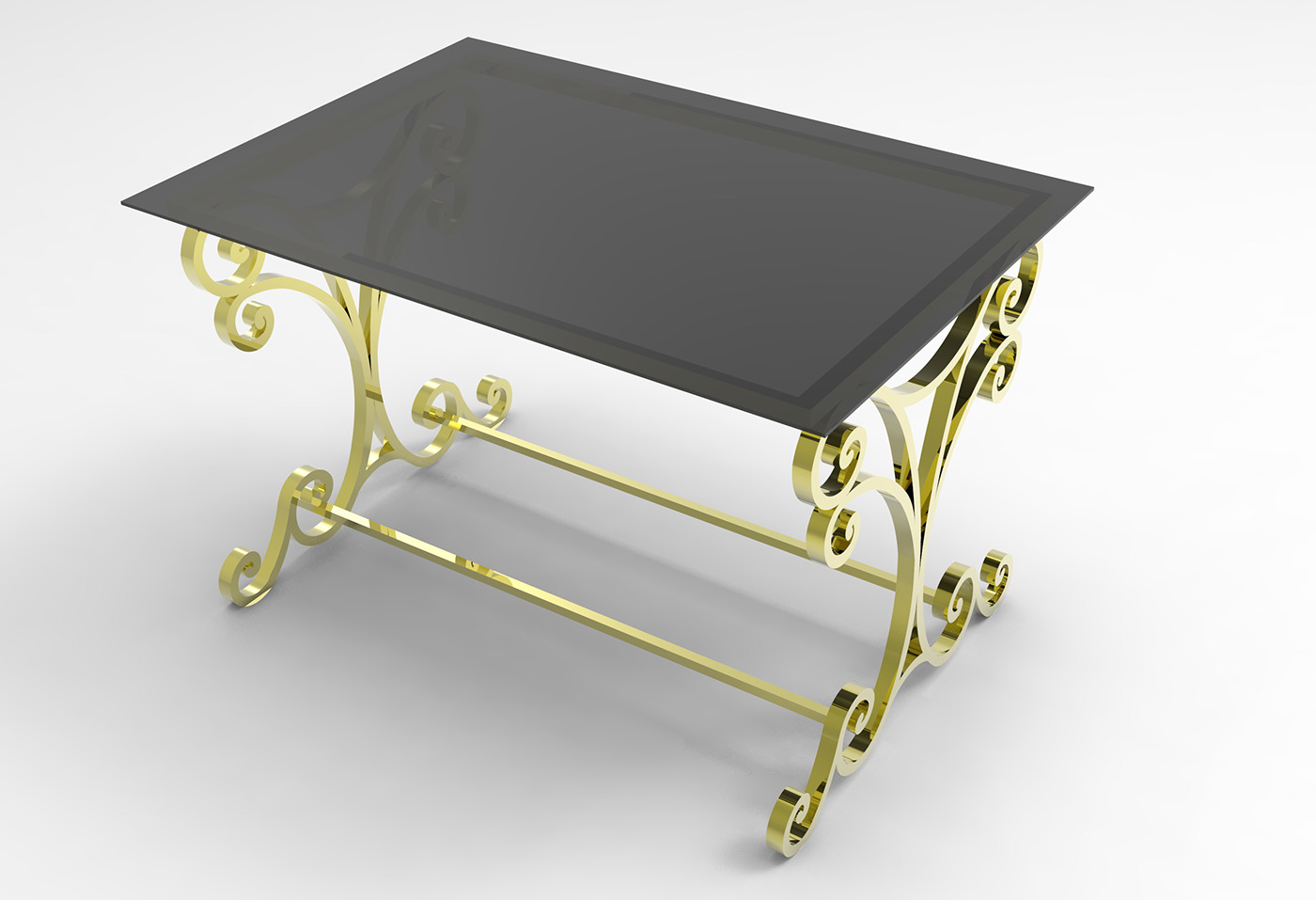 wrought iron furniture 3D