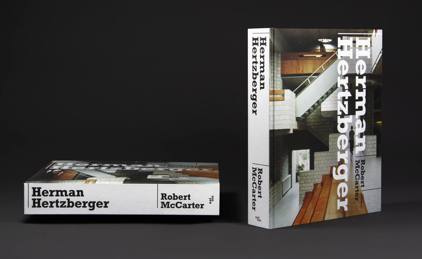 Bookdesign architecture herman hertzberger catalog coverdesign BEST VERZORGD BOEK