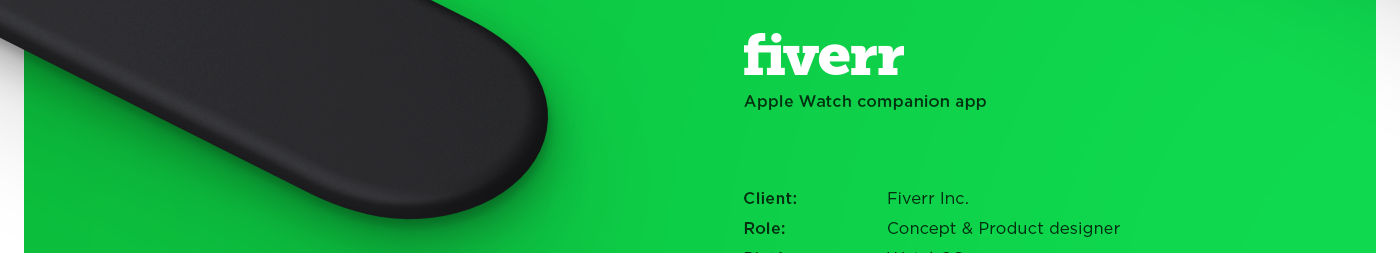 fiverr apple watch apple concept design product design  green UI ux Gadget