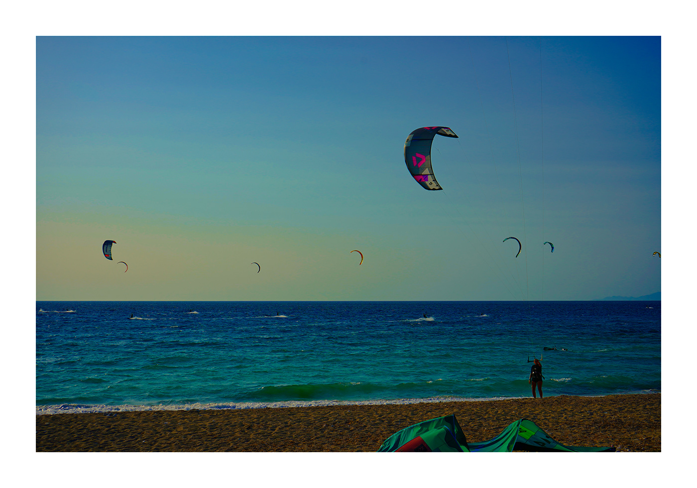 beach Kitesurfing Landscape lefkada Nature sea SKY sonyalpha Travel windsurf