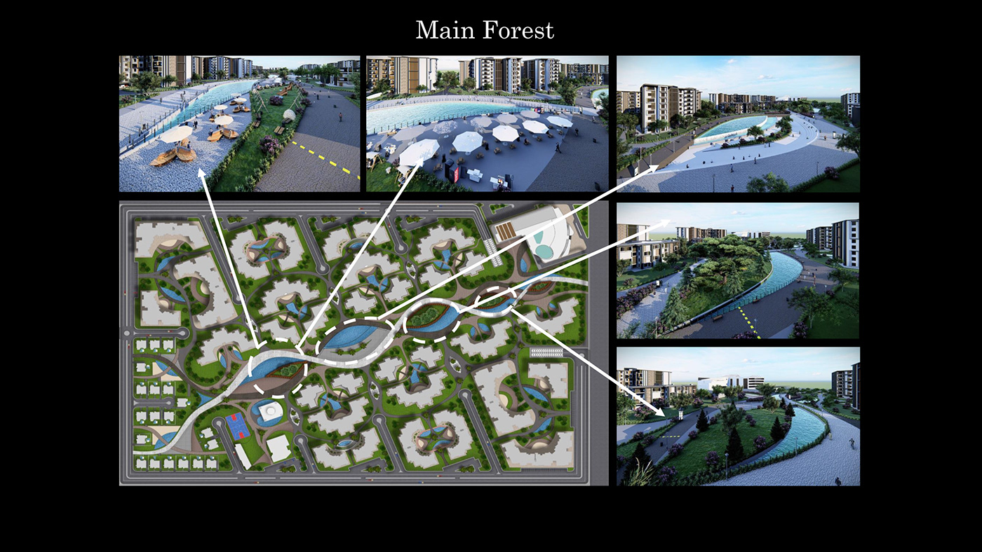 architecture city design design green architecture housing Landscape modelling rendering Sustainability Urban