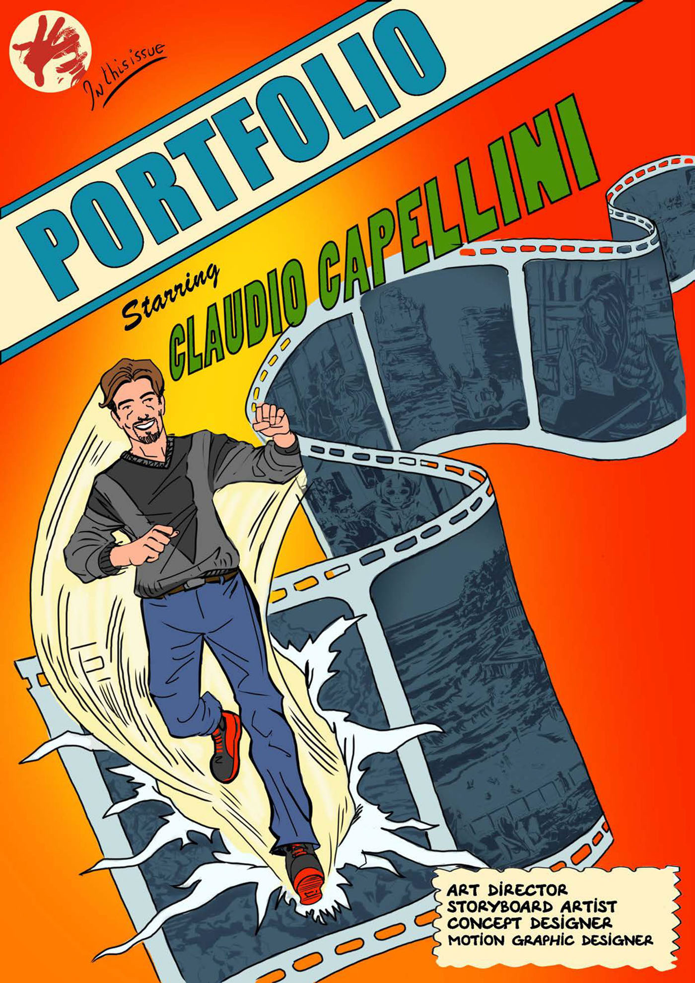 portfolio Claudio Capellini capellini comics storyboard Shootingboard concept commercial lamborghini kartell yahama