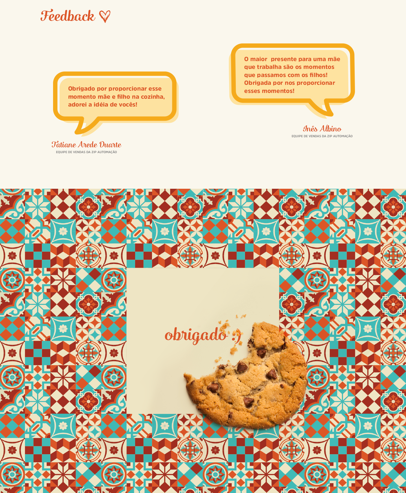 mothers day marketing   Advertising  action dia das mães endomarketing branding  cookie card Food 