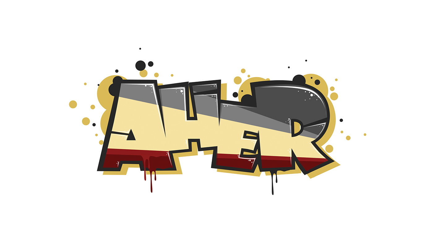 scr scrcrew Aher digitalgraffiti   3d graffiti typography  