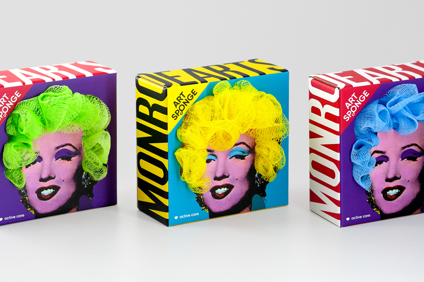 art art sponge monroe Packaging pop-art Sponge warhol