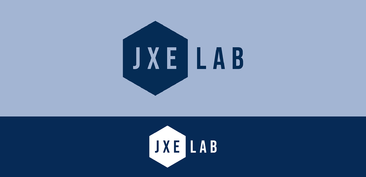 brand equipment hexagon identity laboratory logo