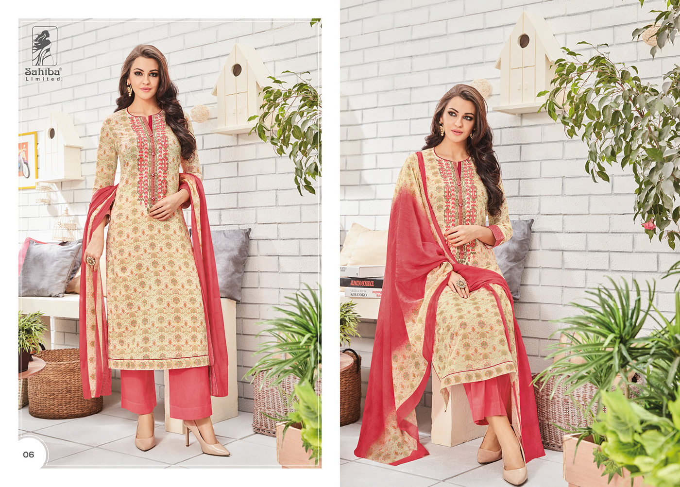 salwar suits Indian wear blue parrot studio devang shah Sahiba look book Catalogue brochure Casual wear fashion photography