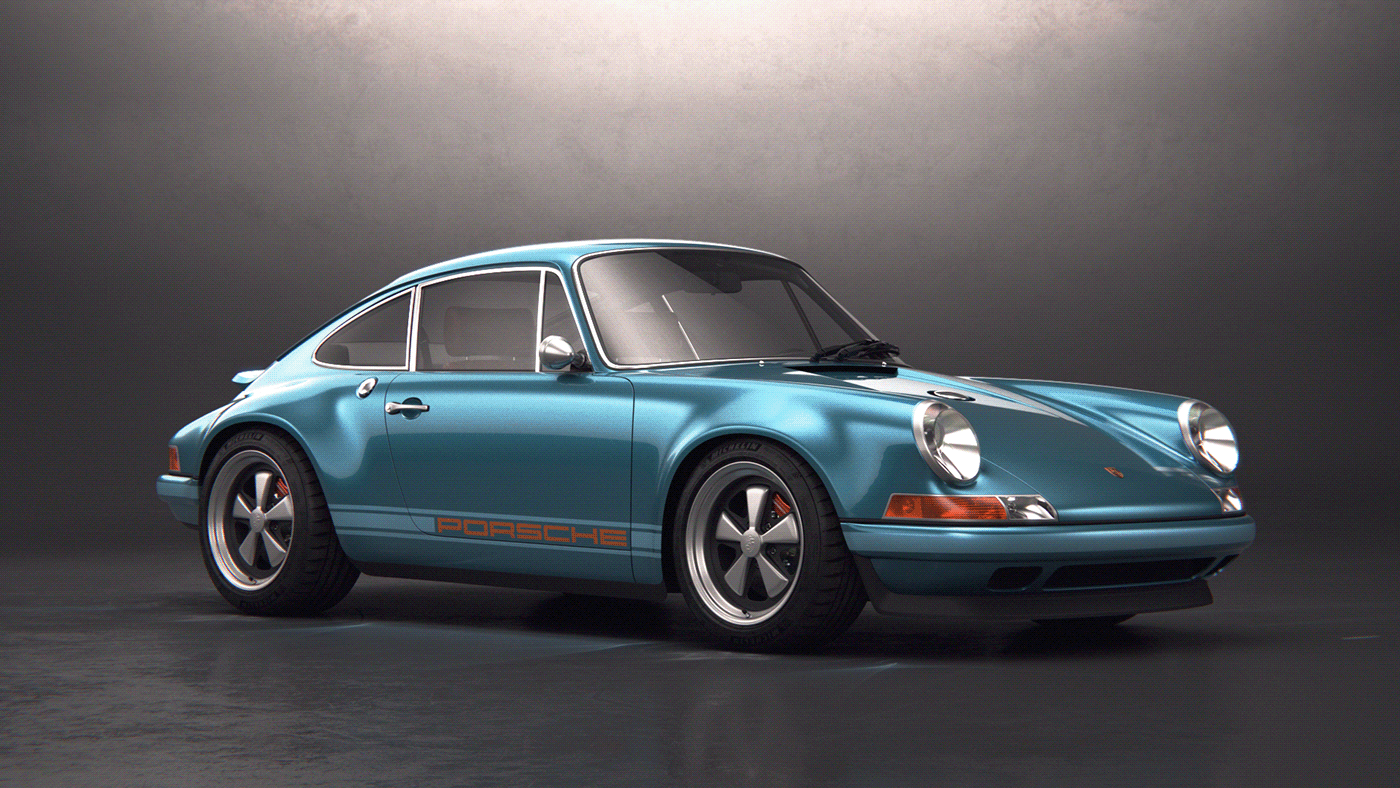 3D CGI Maya visualization vray Porsche Porsche 911 automotive   Automotive design car