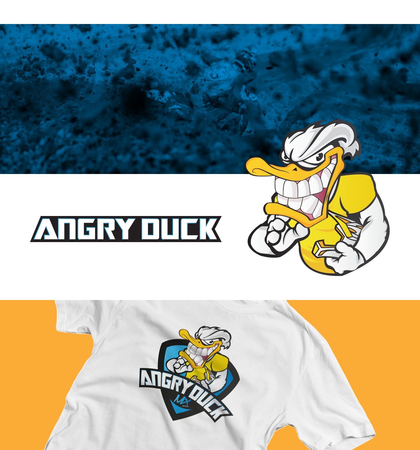 duck Motocross ilustration branding  clothes t-shirt Fashion  Mascot logo animal