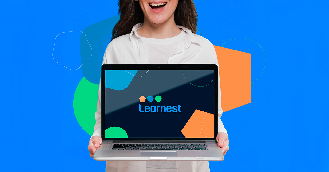 Website e learning learn brand e-learning Education identity learning progress Transformation