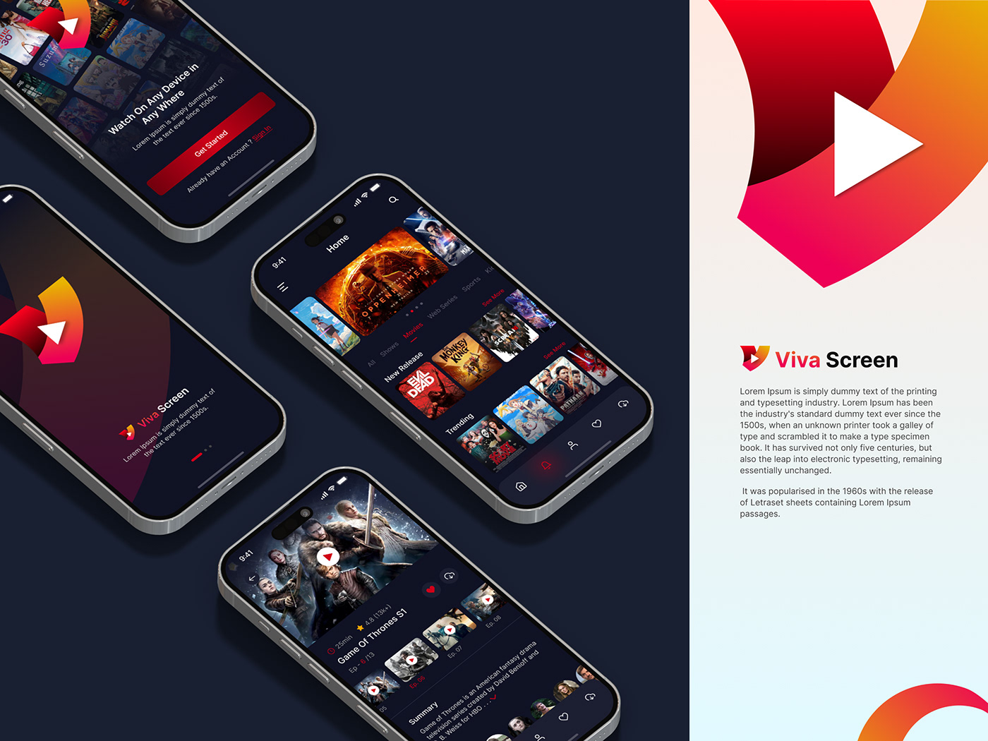 Streaming Entertainment appdevelopment Mobileapps OTTApps ottplatform UserExperience VivaScreen WatchAnywhere