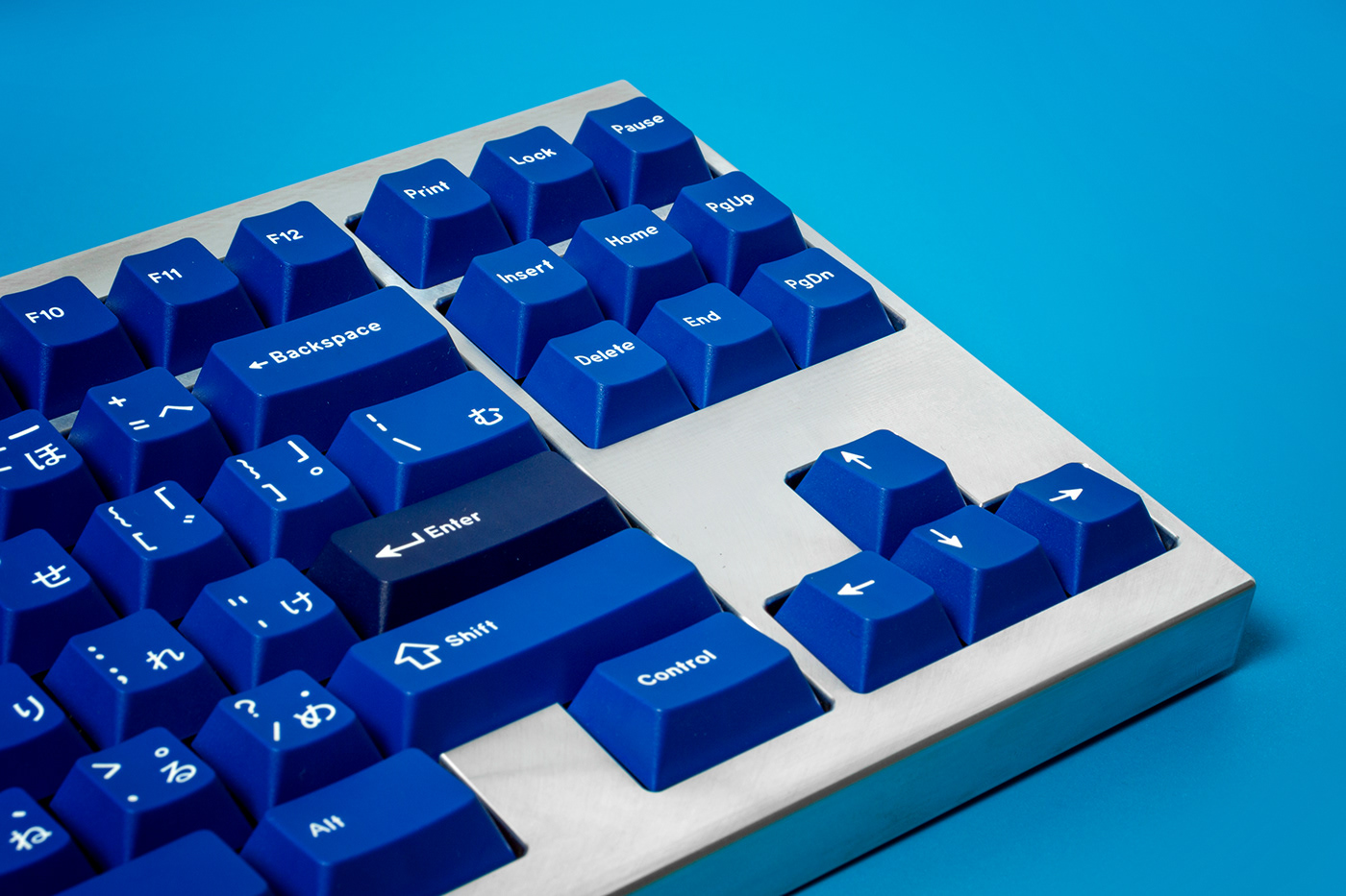 blue aluminium Computer Electronics keyboard keycaps GMK tkl PC