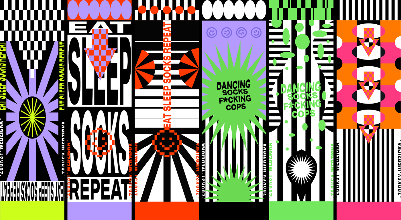 ArtDirection brand identity Fashion  graphicdeisgner pattern print socks type typography   visualidentity