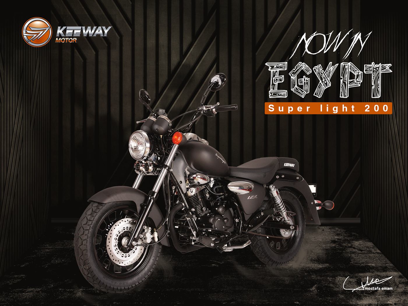 ADV graphic BMW KEEWAY motorbike egypt germany promoted car party