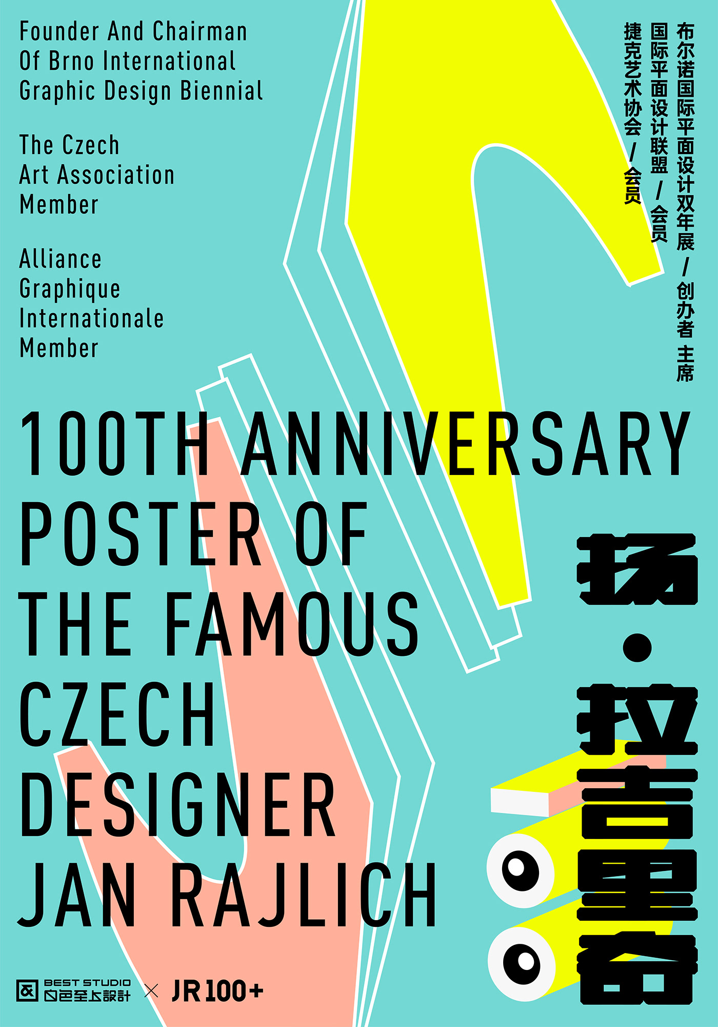font design graphic jan rajlich 100 Layout poster collection Poster Design best studio visual art creative poster Typeface