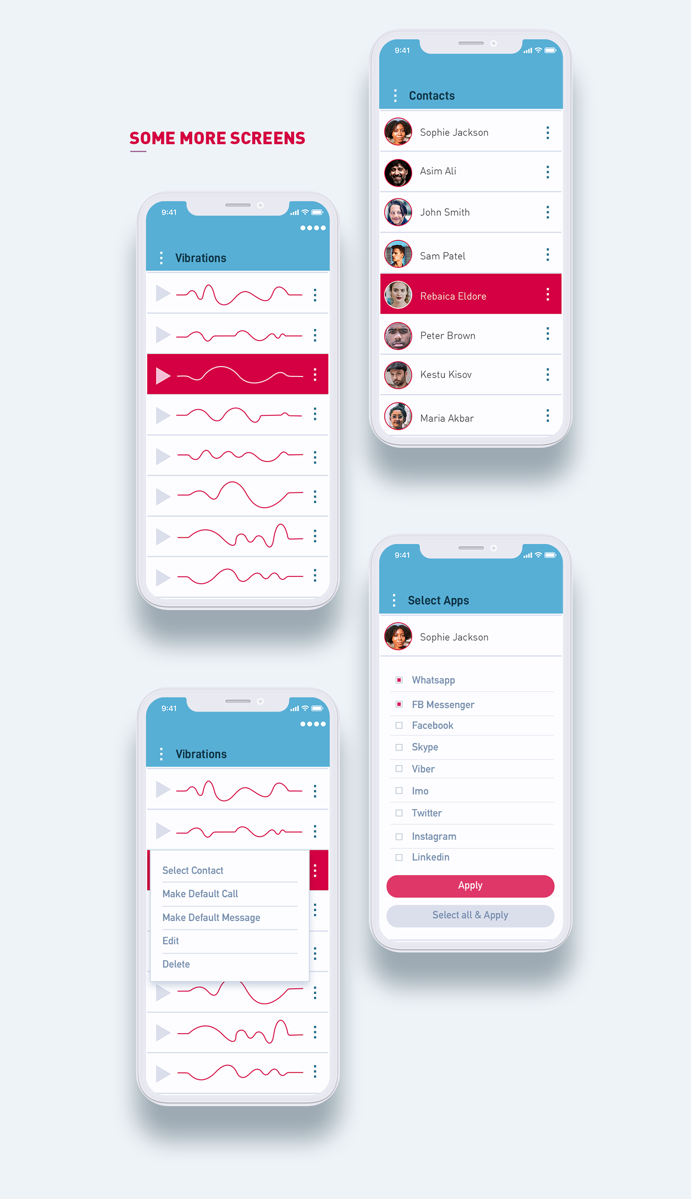 app ios android neat design clean modern