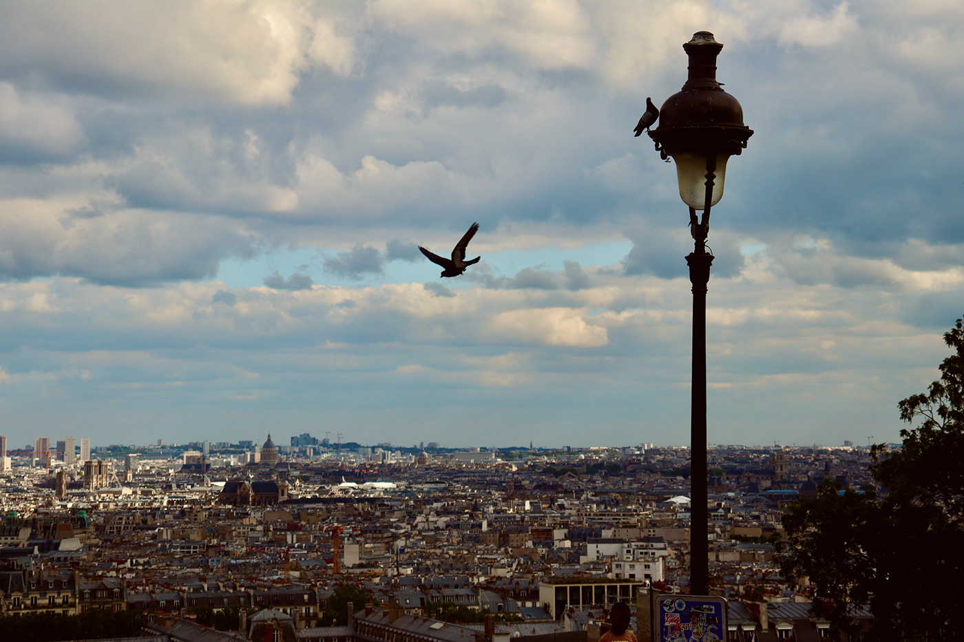 Paris city street photography Sacre Coeur