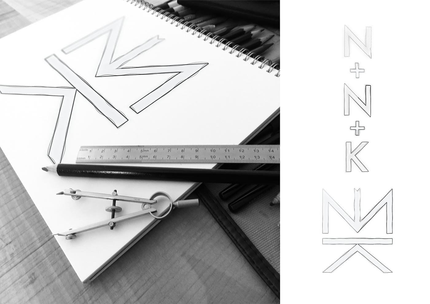 logo yatfff brand branding  Fashion  monogram Logo Design design creative nk