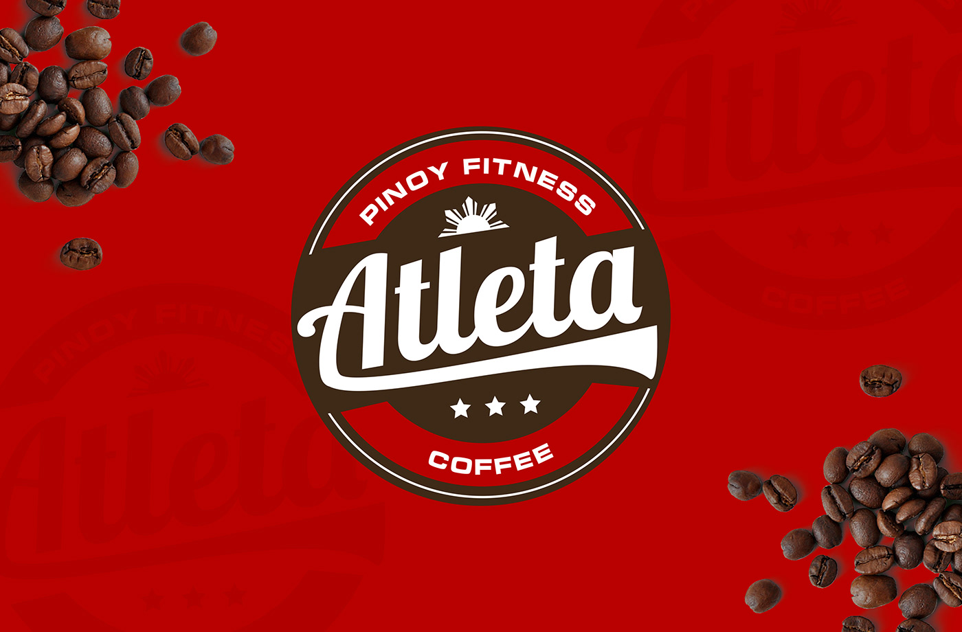 atheletic Coffee coffee fitness coffee label coffee packaging fitness philippines Pinoy Fitness vintage