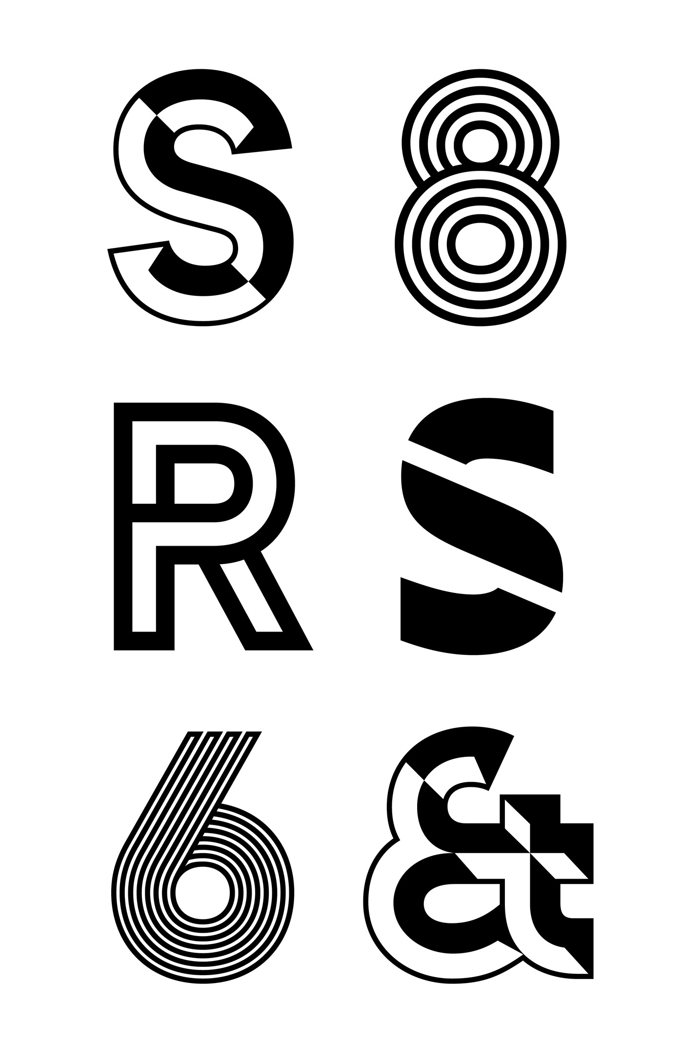 Typeface font Monolinear devinyl vinyl acier stencil cool Fun poster capitals sans sans-serif prism lined