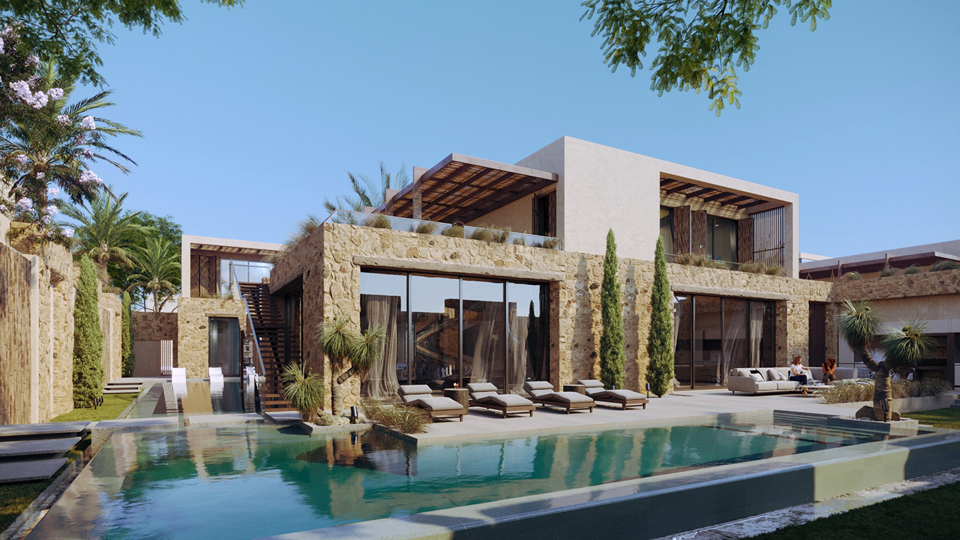 UAE dubai Abu Dhabi Sustainability residential CGI visualization housing modern archviz