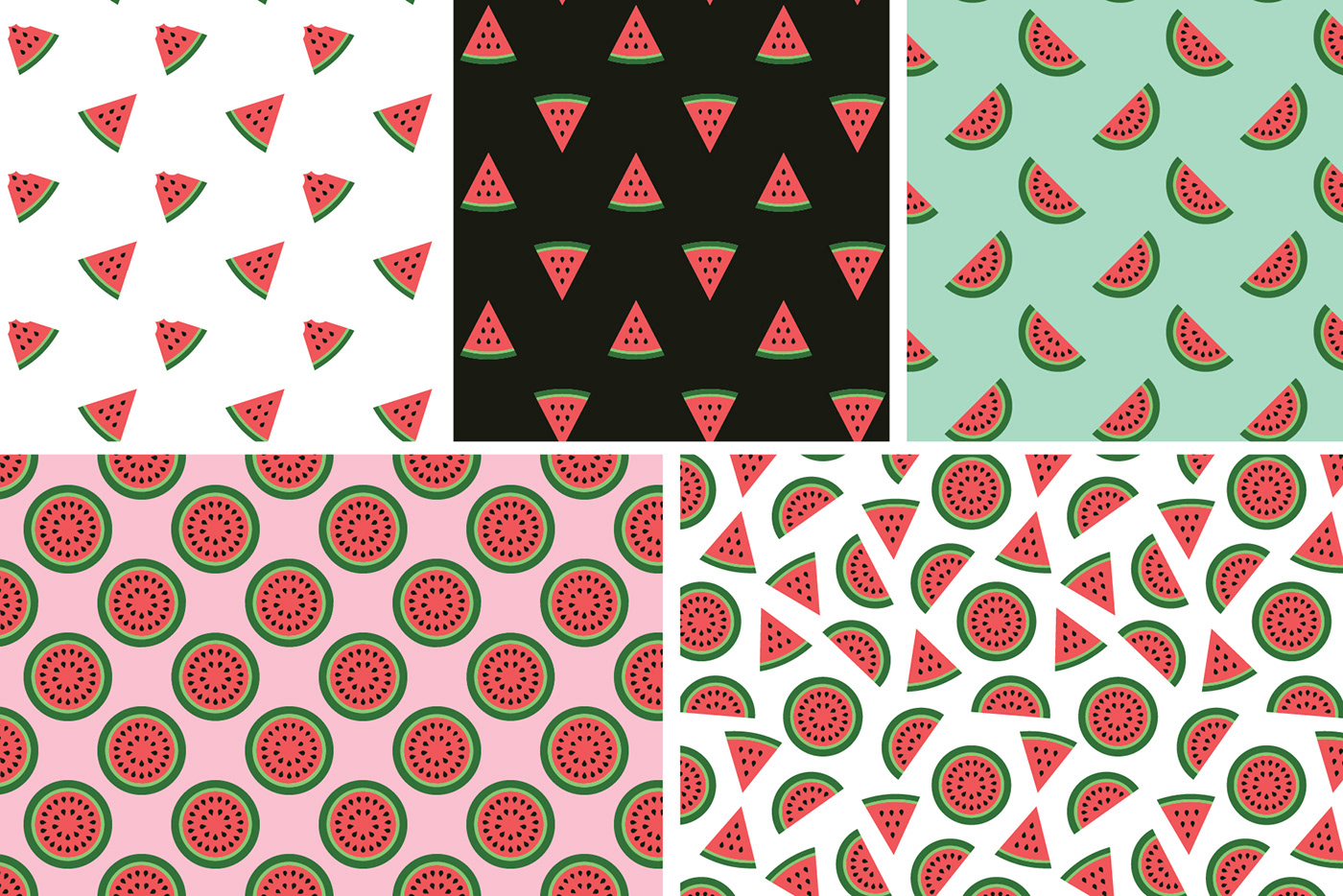 watermelon pattern seamless pattern pattern designer ABSTRACTO CREATE pattern design  print Watermelon fruit ILLUSTRATION  vector pattern fruit pattern