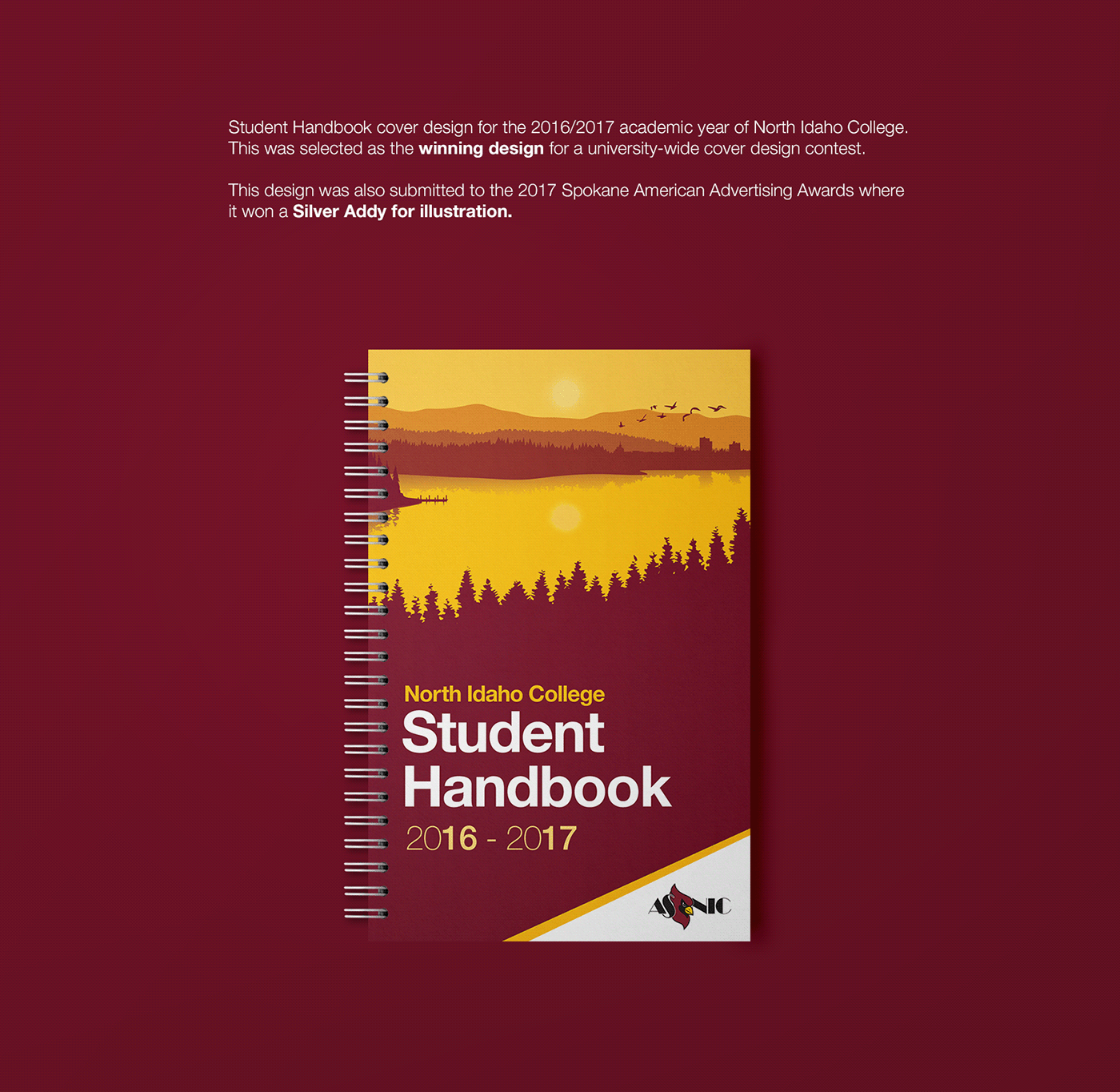 college cover Spiral Bound Student Handbook University