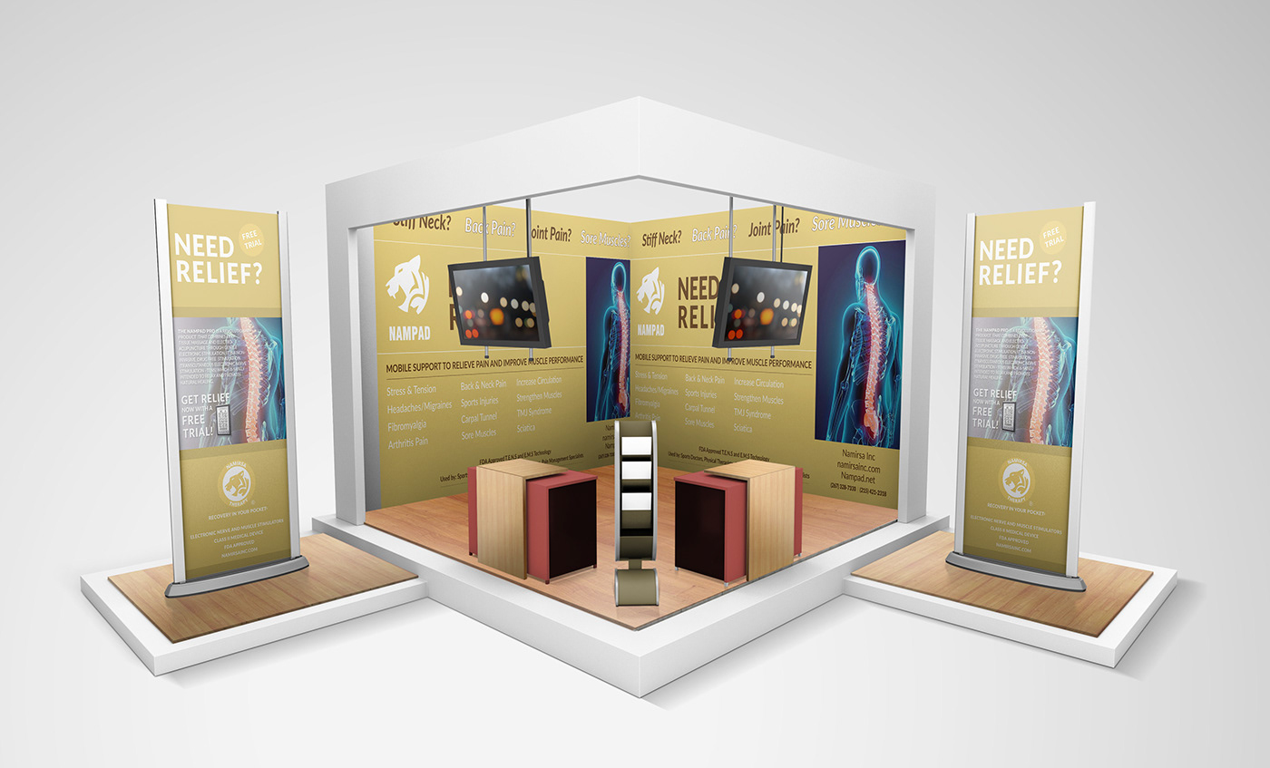 Trade Show expo  exhibition  Backdrop Banner all Roll Up syham smt design