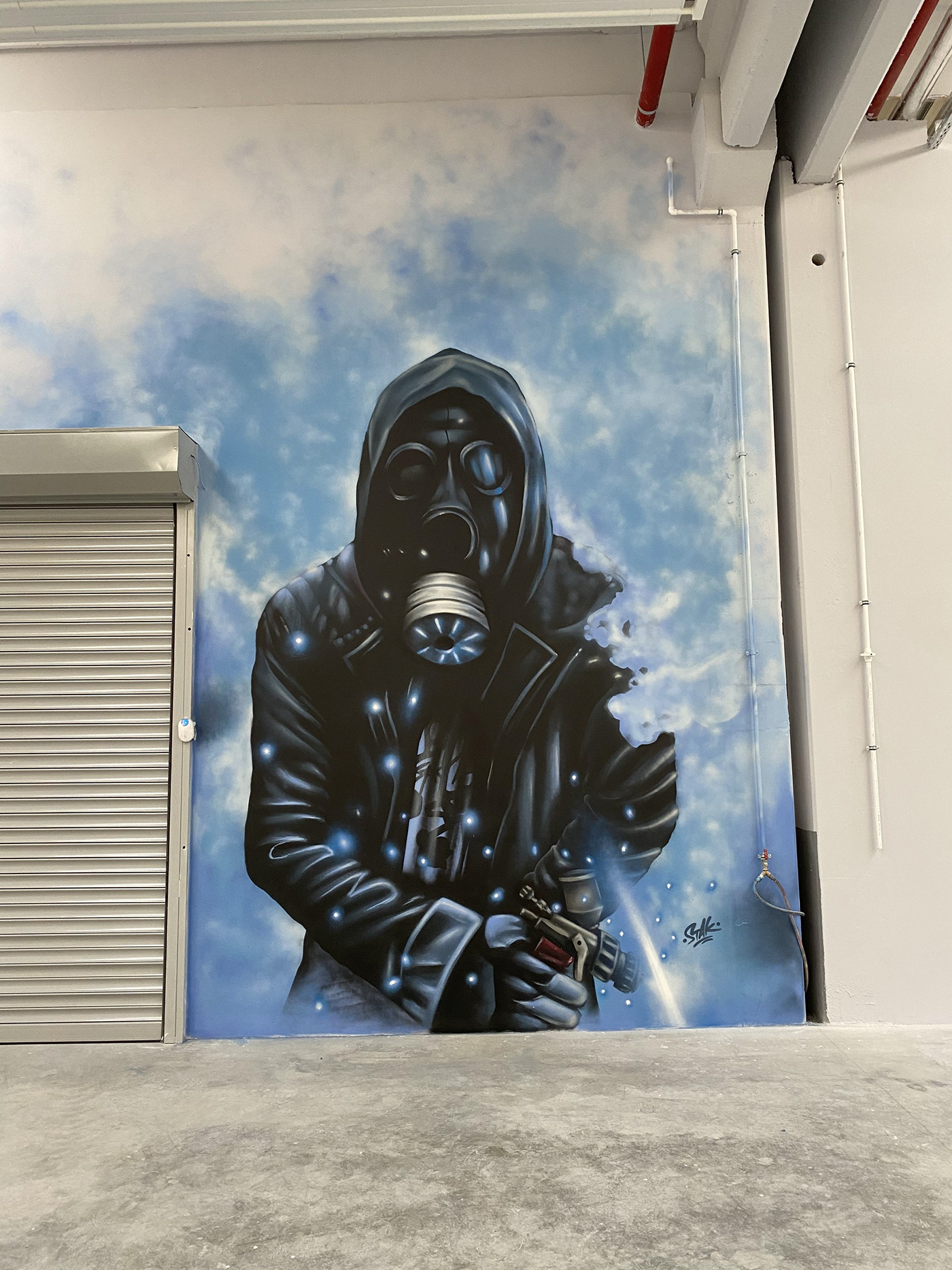 ankara ankara graffiti Drawing  duvar resmi gas mask Gasmask Graffiti Mural muralart painting  