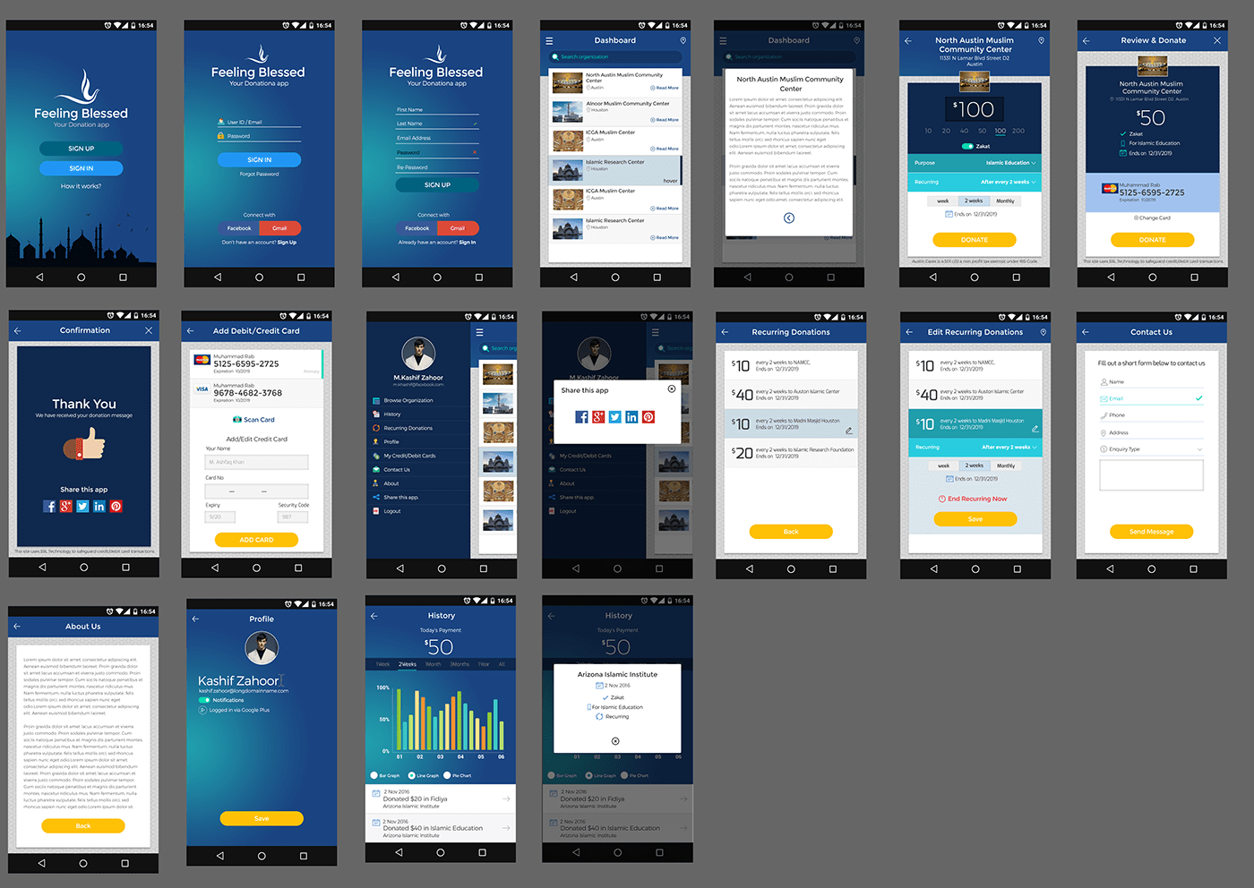 android branding  design ios Mobile app template UI ux Web Website