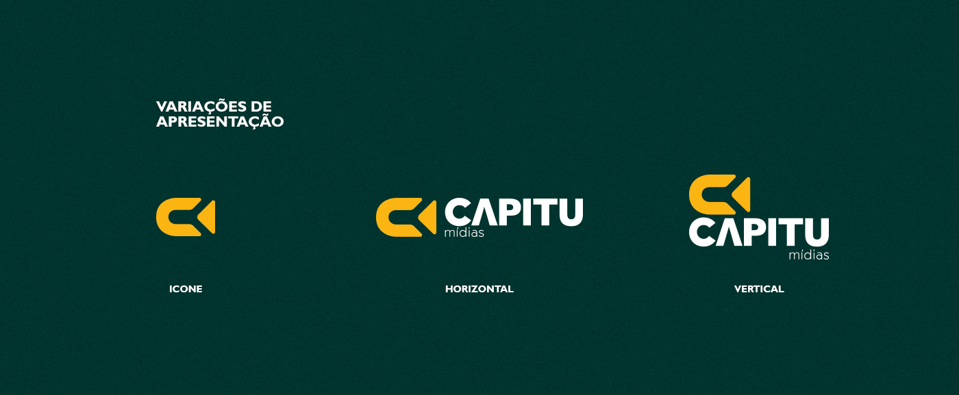 branding  experiencia de marca Logotipo grafico camera Filme produtora identidade visual capitu   midia
