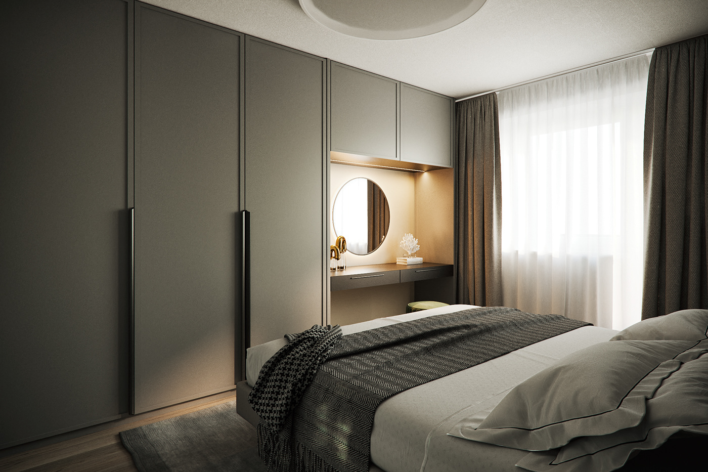 3ds max architecture archviz bedroom CGI corona render  exterior interior design  kitchen visualization