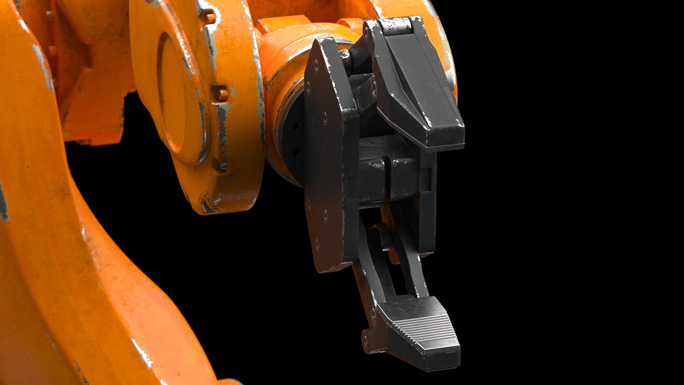 3D model 3dsmax CG vray robot robotics industrial ROBOTIC ARM nrg3d Roman Prytuliak