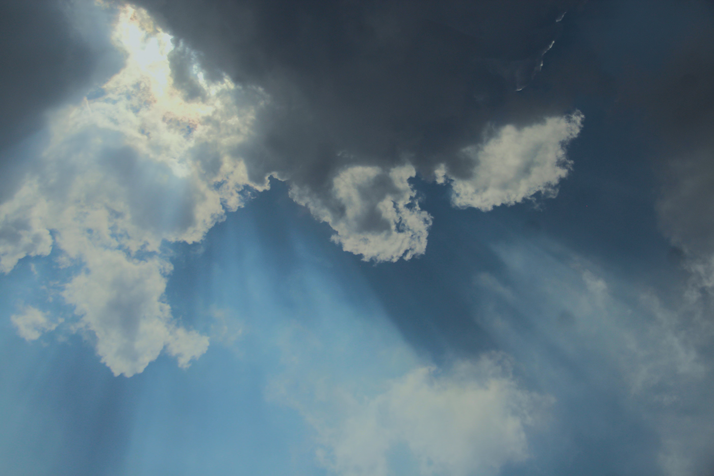 cloud cloudscape cumulus light natural panoramic ray SKY Sun sunlight