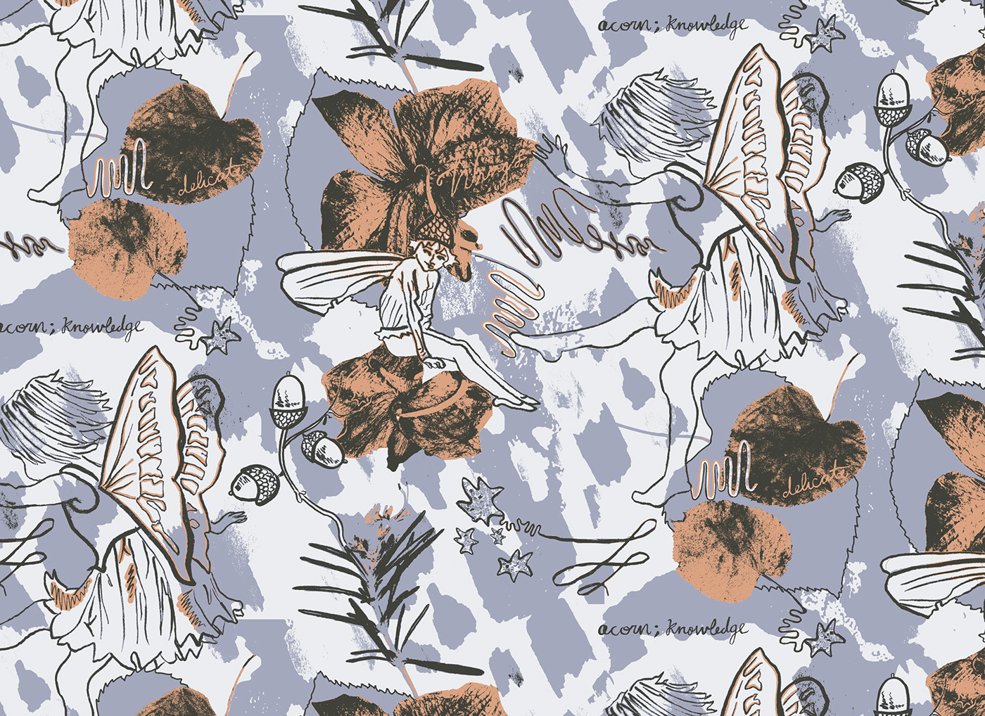 cad floral Repeat Pattern