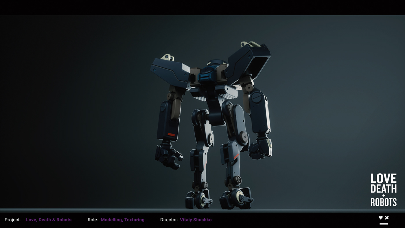 mecha HardSurface lovedeathrobots robots Love death