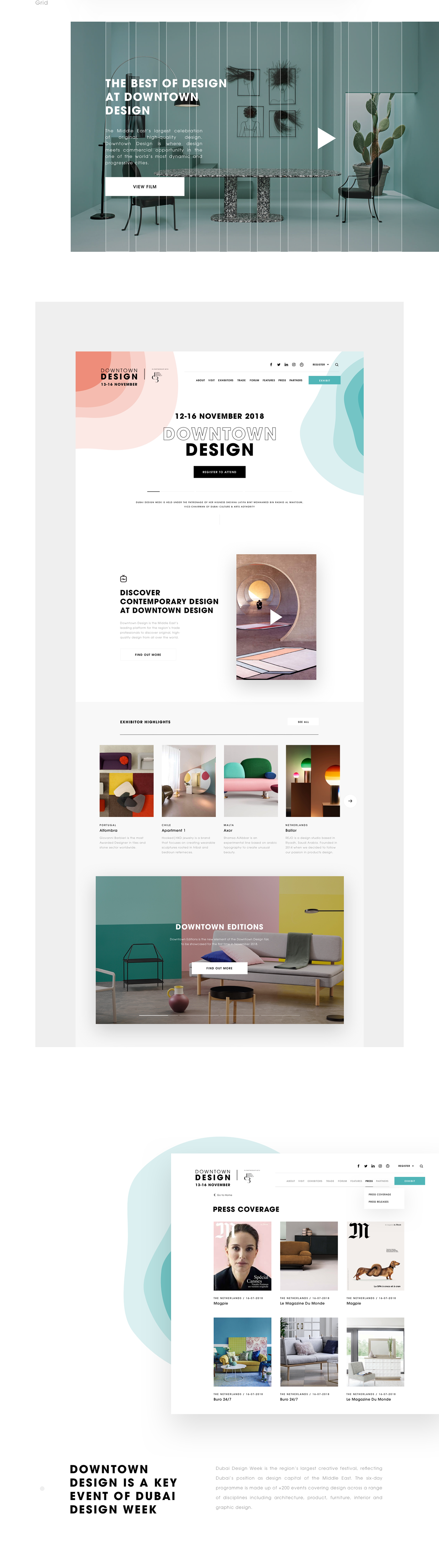 design UI ux art contemporary Website effects interaction Minimalism mobile