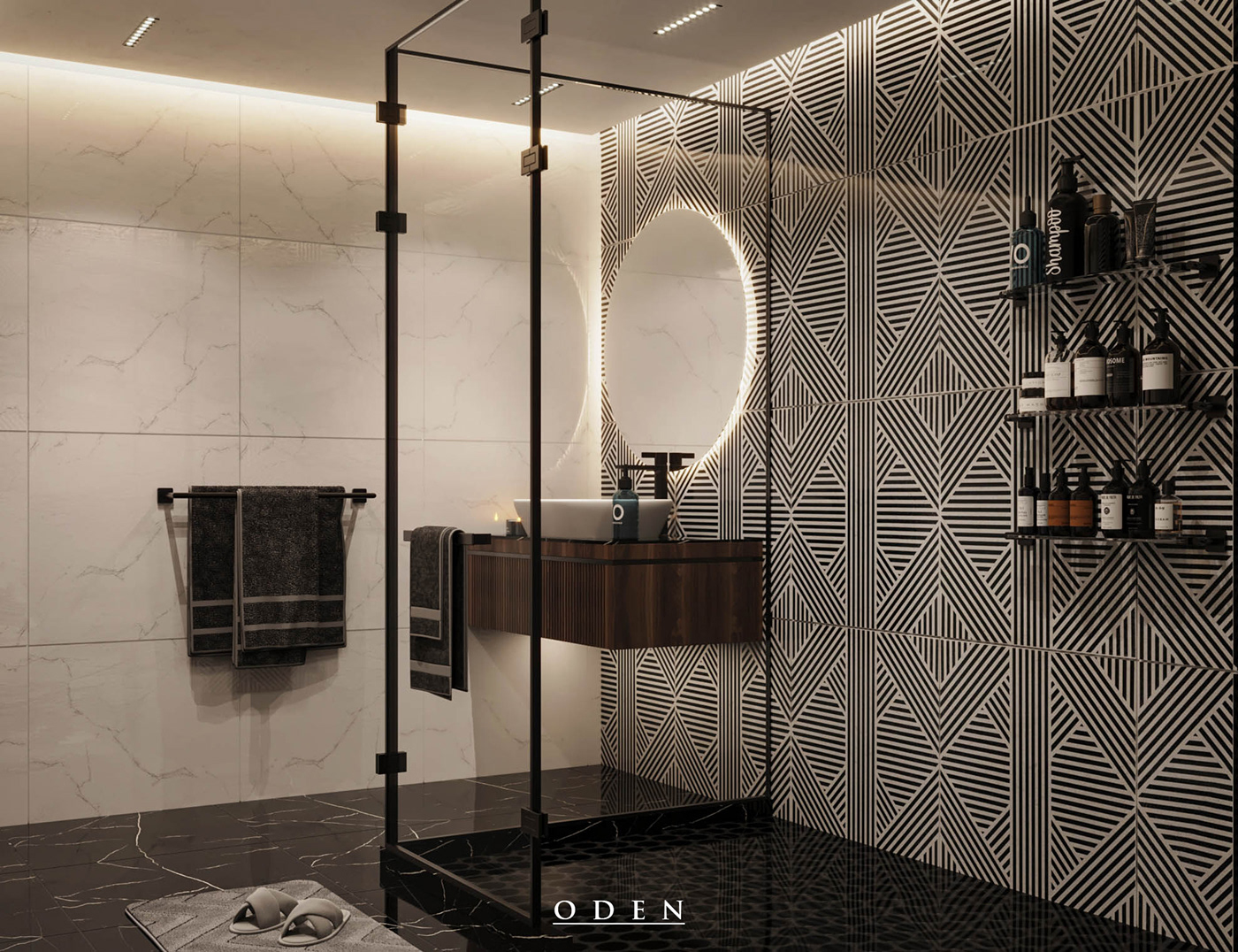interior design  architecture visualization Render 3D modern bathroom bathroom interior bathroom design