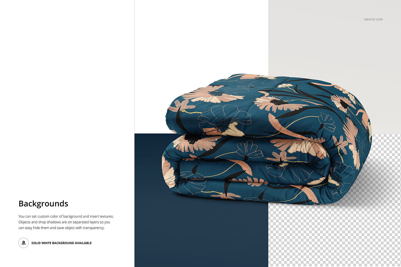 Advertising  bedding business comforter comforter mockup marketing   Mockup pattern Socialmedia template