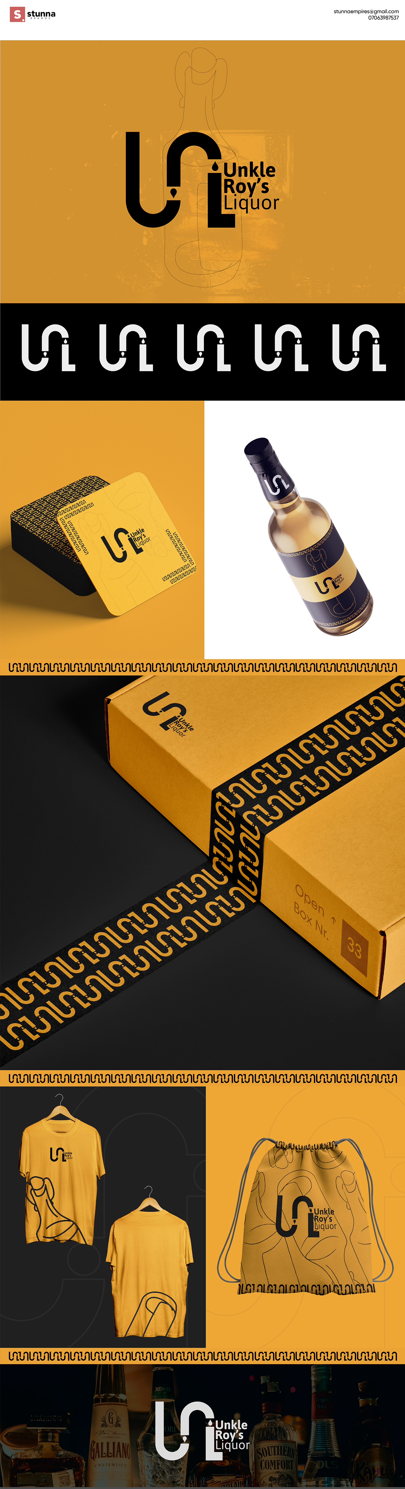 liquor brand identity logo vector adobe illustrator Graphic Designer Brand Design Packaging Mockup