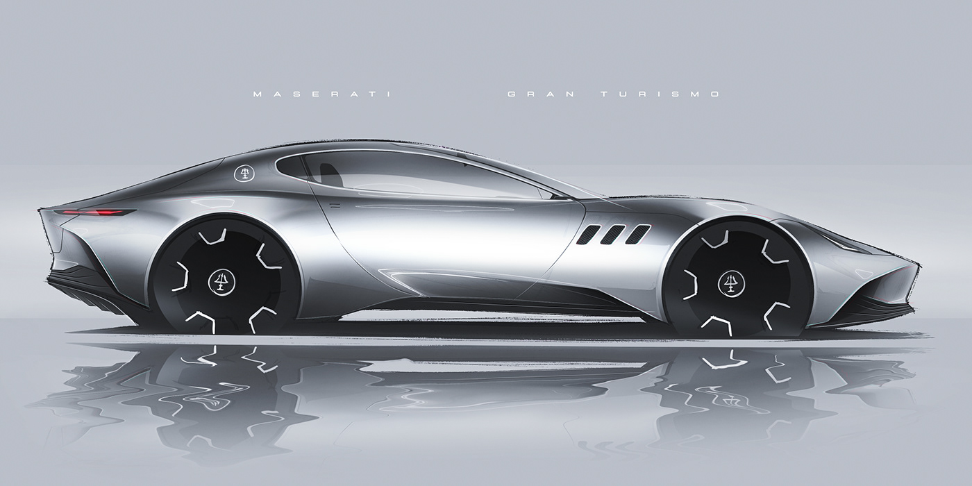 Maserati GT concept photoshop render