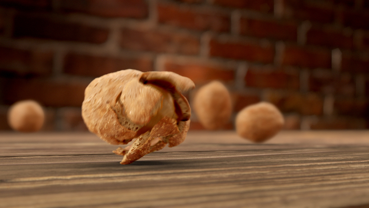 houdini peanut shattering arnold rendering CGI supervision 3D distraction animation 
