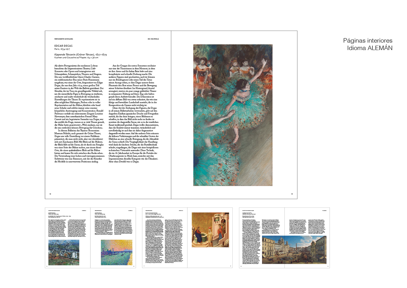 book editorial InDesign Layout museum print
