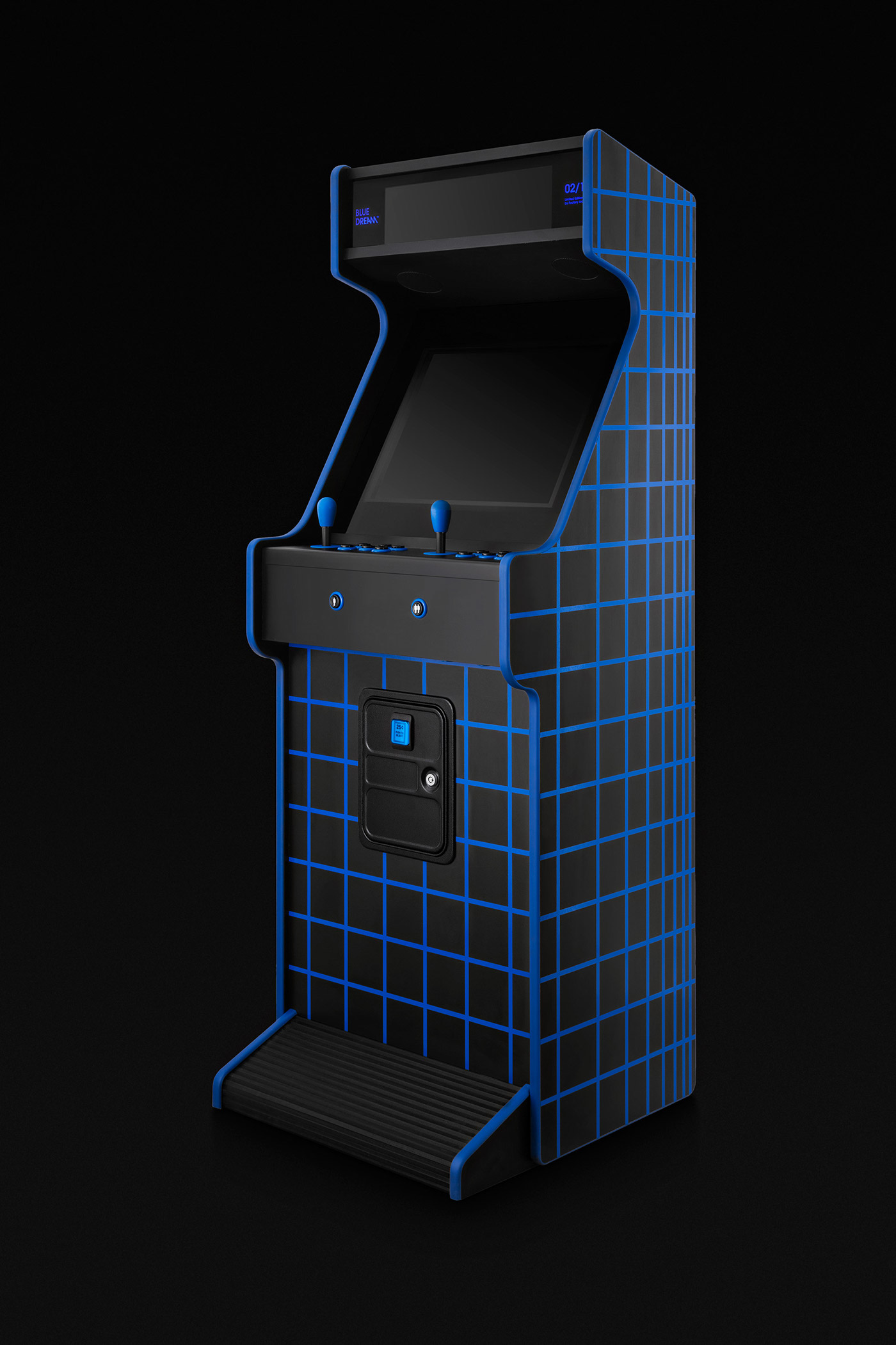 factory arcade Retro machine mame Slim blue dream cabinet Videogames