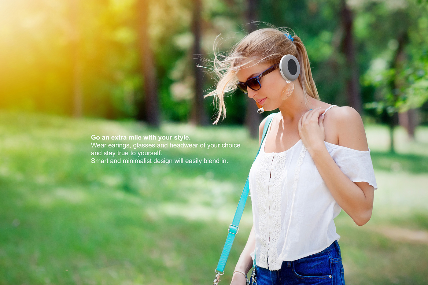 darko nikolic Glasom headphones headset Innovative minimalist Smart headset tech Wearable